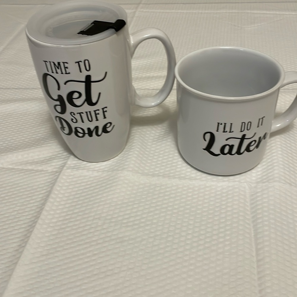 Two Piece Travel Mug & Mug